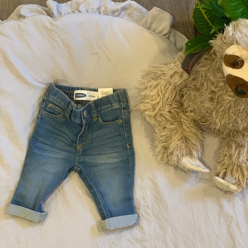 0-3 month: baby boyfriend jeans